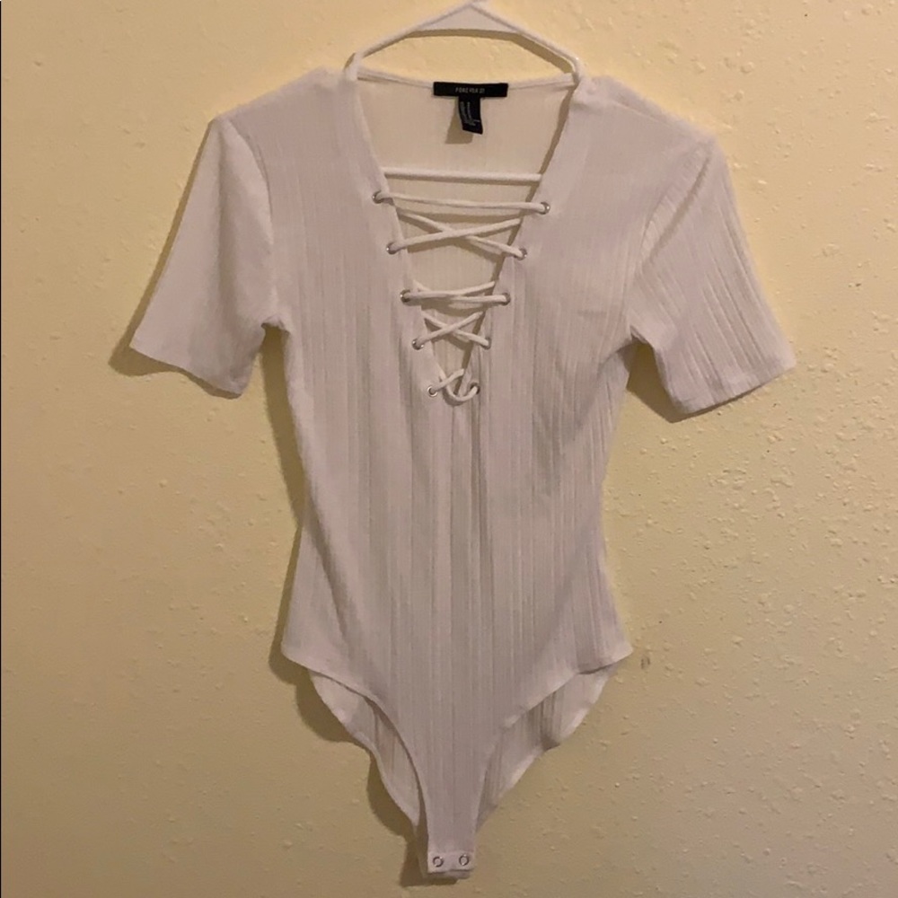 Lace up bodysuit